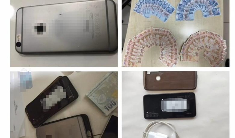 Sahte parayla ikinci el cep telefonlarını satın alıyorlardı