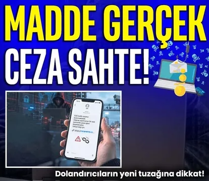 Madde gerçek ceza sahte!