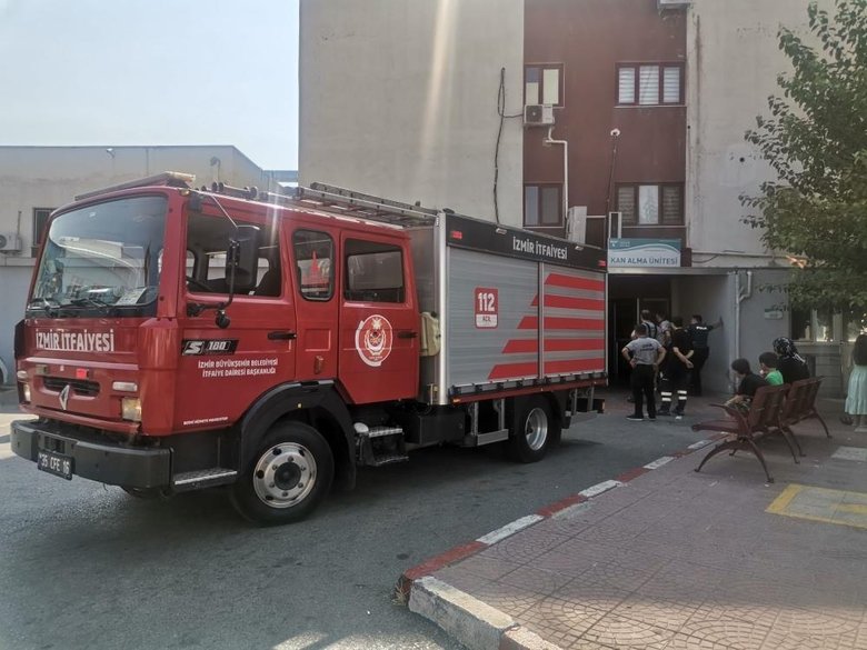 İzmir Tepecik Eğitim ve Araştırma Hastanesi’nde korkutan yangın