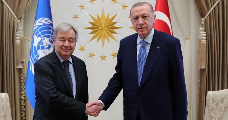 Başkan Erdoğan, BM Genel Sekreteri Guterres ile görüştü