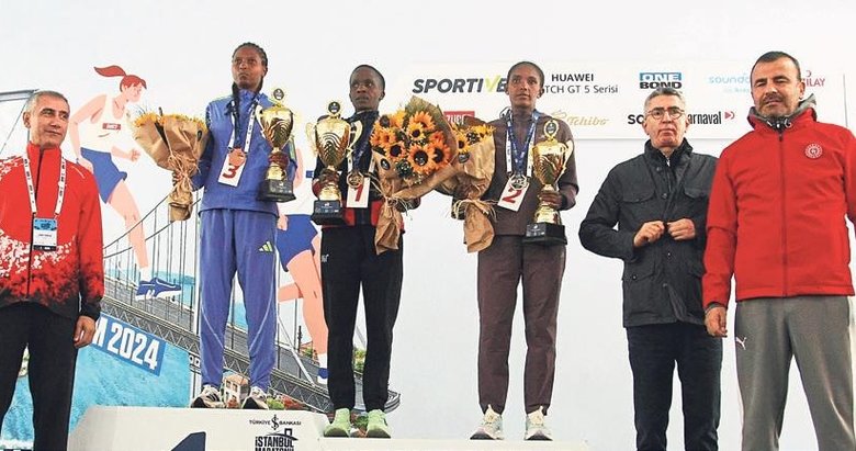 İstanbul Maratonu’na Afrikalılar damga vurdu