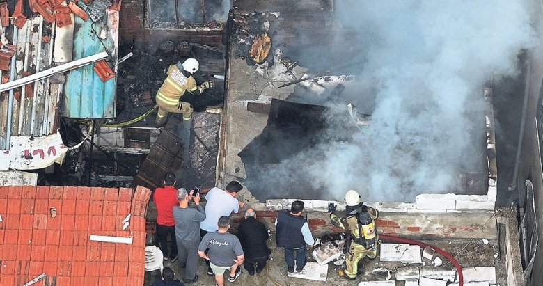 Kafese sıçrayan alevler kuşları telef etti