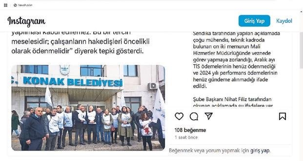 Konak’ta başkan Mutlu personel mutsuz