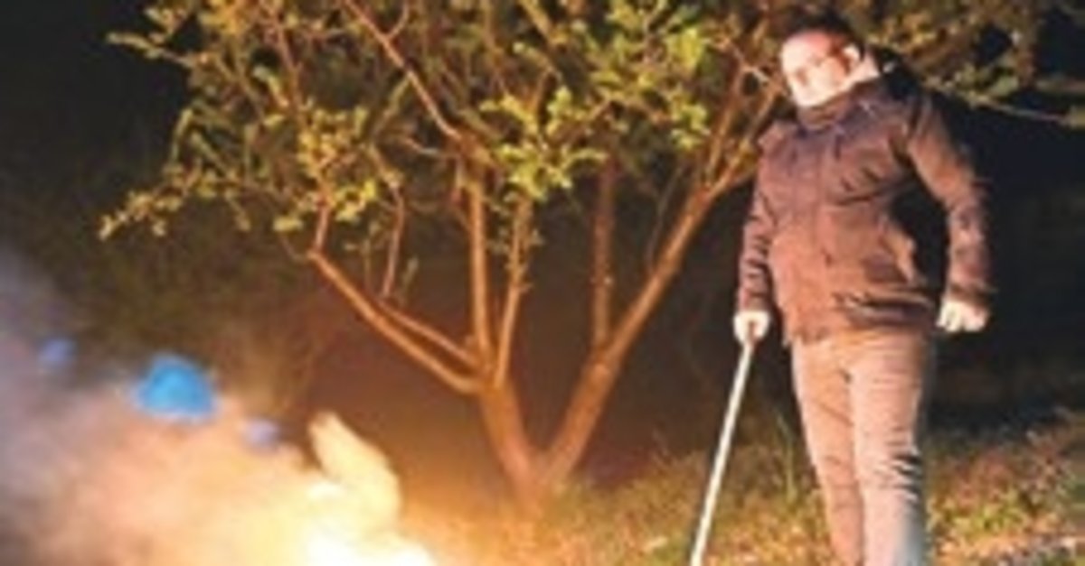 Manisa'da çiftçiden zirai don nöbeti