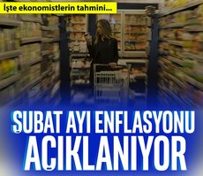 Şubat ayı enflasyonu bugün açıklanacak