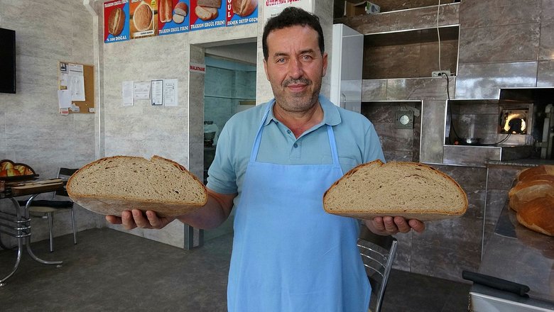 Çay içmek için mola verdiği yerde 2 fırın açtı