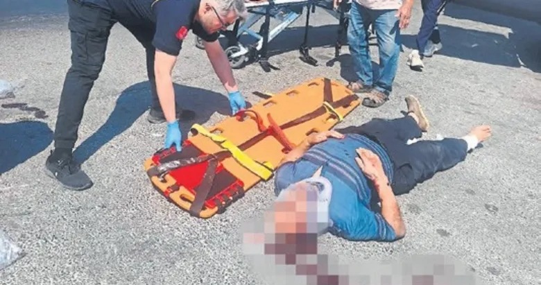 Taksi ile motosiklet çarpıştı: 1 ölü 1 yaralı