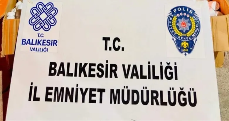 Balıkesir’de 144 bin 900 uyuşturucu hap ele geçirildi