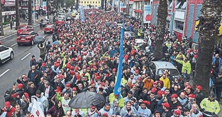 6 bin işçi grevde