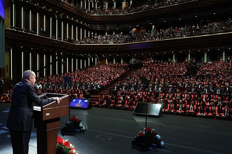 Başkan Erdoğan’dan Adli Yargı Hakim ve Cumhuriyet Savcıları ile İdari Yargı Hakimleri Kura Töreni’nde önemli mesajlar