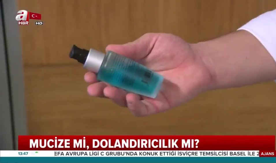 Sac Cikartan Mavi Su Uyarisi