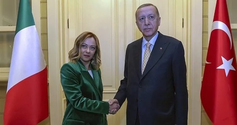 Başkan Erdoğan Meloni ve Dibeybe’yi kabul etti