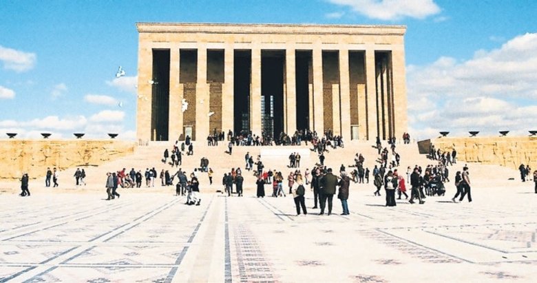Anıtkabir’i geçen yıl toplam 8 milyon 242 bin kişi gezdi