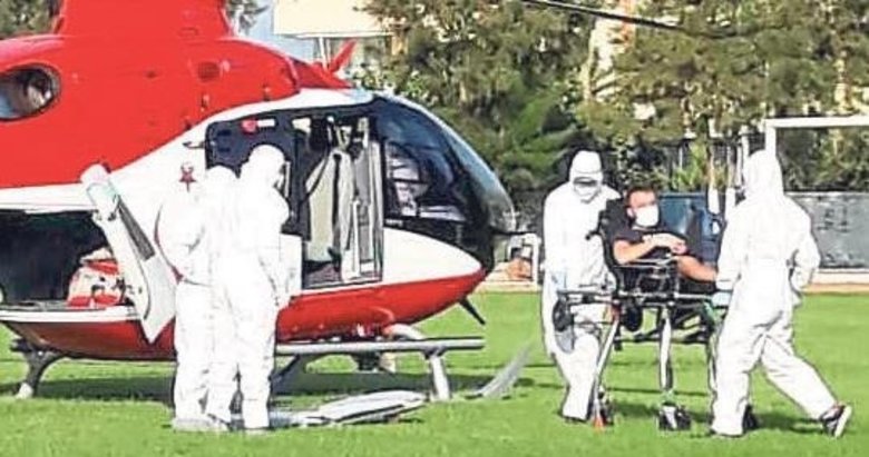 Virüs bulaşan doktor Ankara’ya sevk edildi