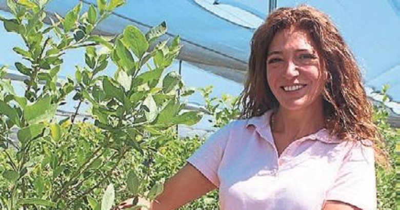 Yaban mersini bahçesinden dünyaya açılan girişimci