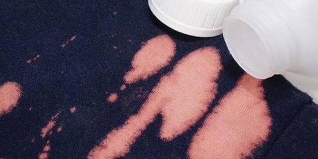 Çamaşır suyu lekesi nasıl çıkar? İşte çözümü...