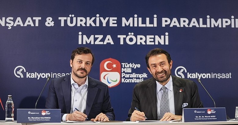 Türkiye Paralimpik Komitesi ile Kalyon İnşaat arasında sponsorluk anlaşması imzalandı