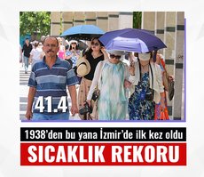 İzmir’de 84 yıllık sıcaklık rekoru kırıldı