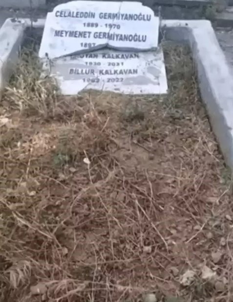 Billur Kalkavan’ın mezarının son hali sevenlerini üzdü