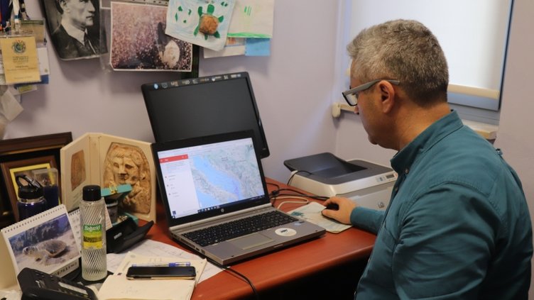 6 milyon kişinin izlediği kaplumbağa Tuba Hırvatistan’a ulaştı