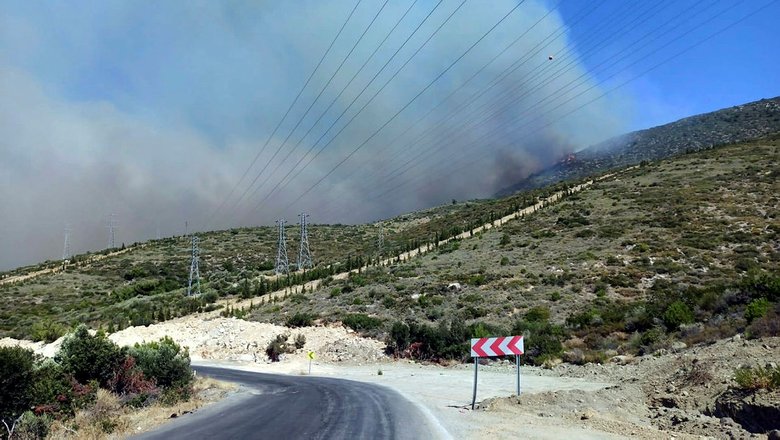 Çeşme’de orman yangını! Ekipler seferber oldu! Kontrol altına alındı