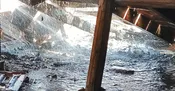 Çivril’de eski belediye binasında yangın çıktı