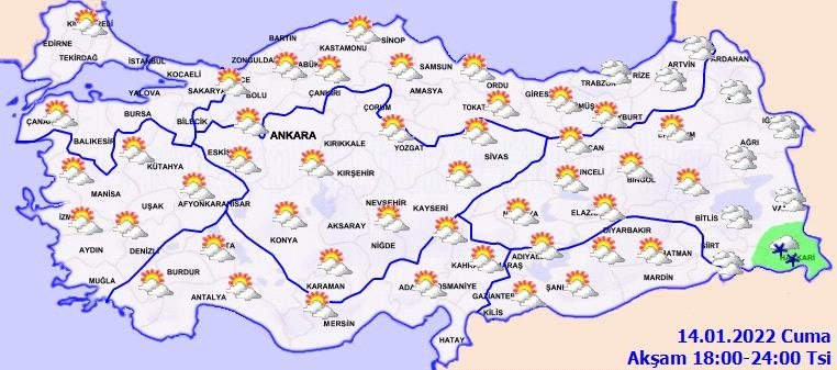 Meteoroloji il il açıkladı! Ege ve İzmir için kritik uyarı! 14 Ocak 2022 hava durumu raporu