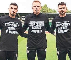 Kartal şov yaptı