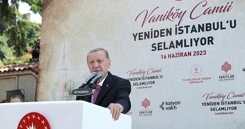 Vaniköy Camii ibadete açıldı! Başkan Erdoğan: Kalyon Vakfı’nı canı gönülden tebrik ediyorum