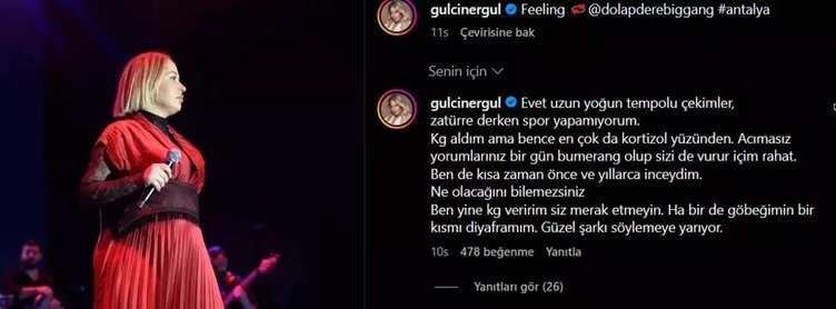 Gülçin Ergül’den kilo eleştirilerine sert yanıt: Acımasız yorumlarınız...