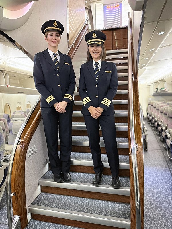 Dev uçağı kullanan ilk Türk kadını