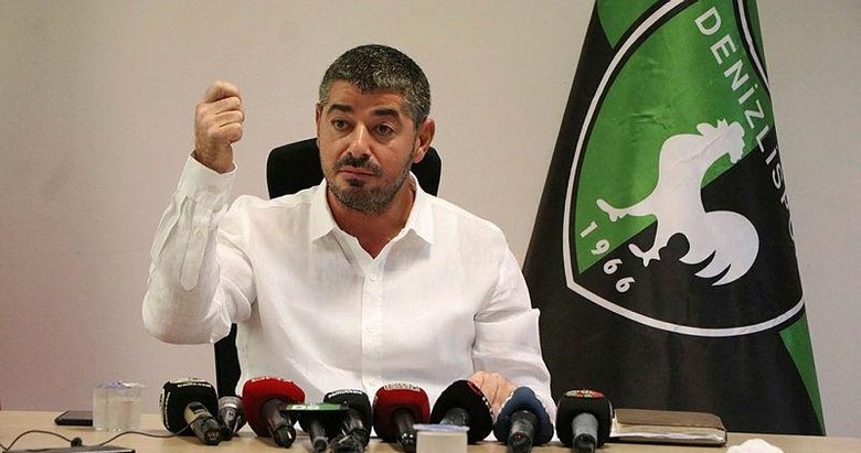 Denizlispor Başkanı Uz: 13 yönetici çakı gibi görevinin başında