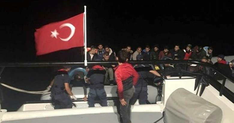 Bodrum açıklarında 82 kaçak göçmen yakalandı