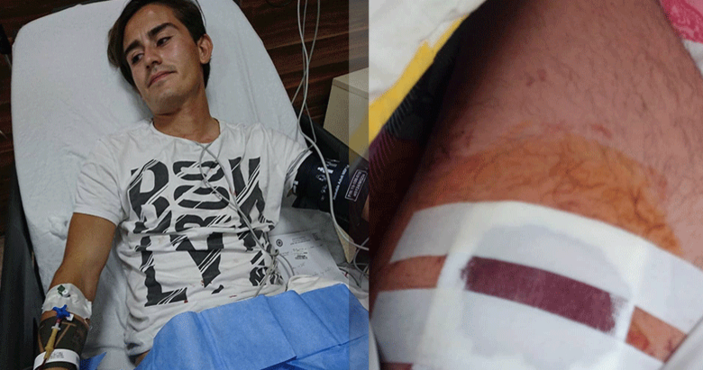 İzmir’de genç futbolcuya bıçaklı saldırı