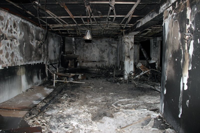 Marmaris’te faciadan dönüldü! Uygulama otelinin yanan odaları görüntülendi