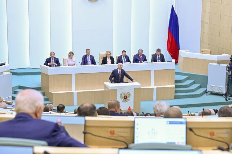 Numan Kurtulmuş Rusya Meclisi Genel Kurulu’na hitap etti