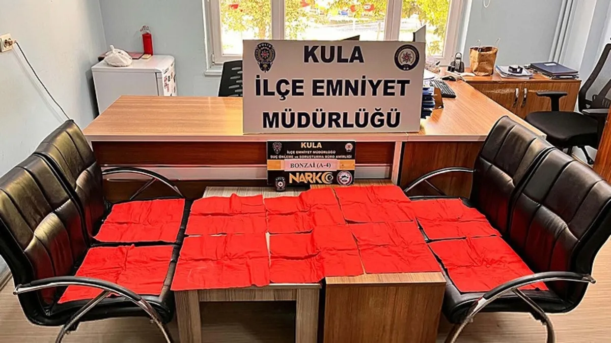 Manisa'da akılalmaz olay! 65 bin içimlik bonzai ele geçirildi; 1'i tutuklama