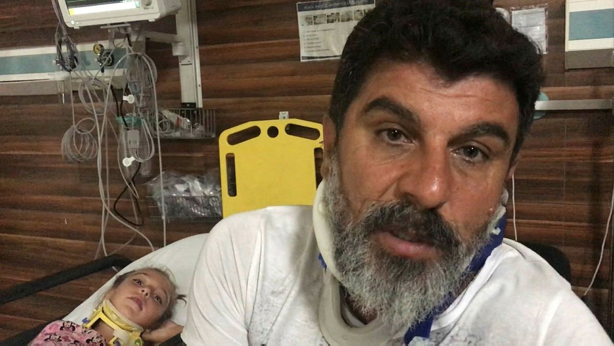 Ünlü oyuncu ve ailesi İzmir'de kaza geçirdi!