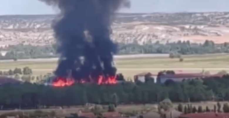 Kütahya Hava Er Eğitim Tugay Komutanlığı’nda yangın!