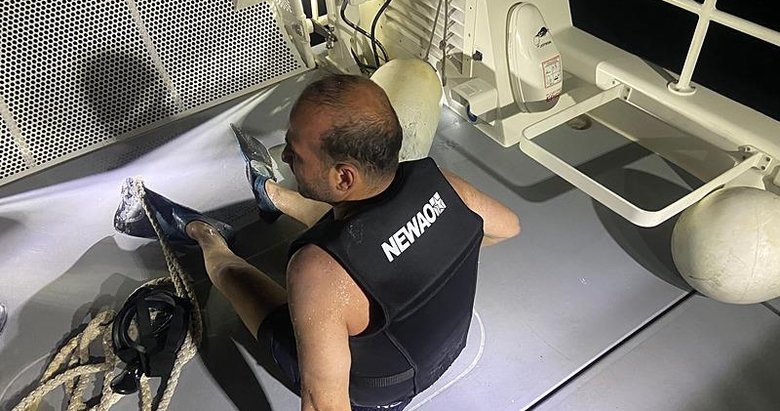 Bodrum’da iki kişi Yunanistan’a yüzerek geçmeye çalıştı