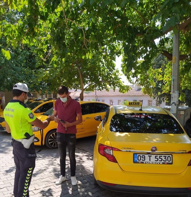 Germencik’te koronavirüs denetimi