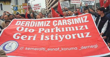 Kemeraltı esnafından kepenkli protesto