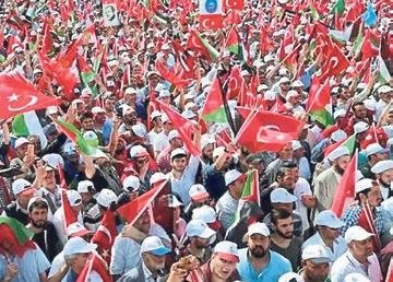 ‘Büyük Filistin Mitingi’ Gazze’nin sesi olacak
