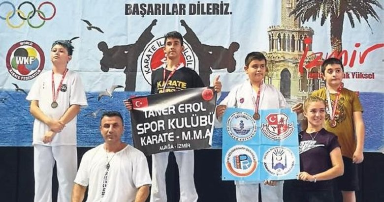 Aliağa’nın karatecileri şov yaptı