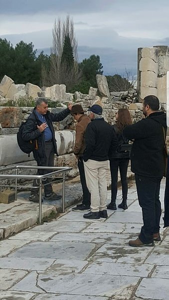 Michael Douglas İzmir’de Efes Antik Kenti’ni gezdi