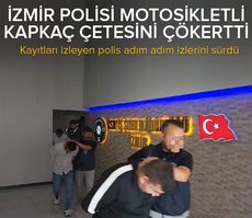İzmir’de motosikletli kapkaç çetesini çökertildi