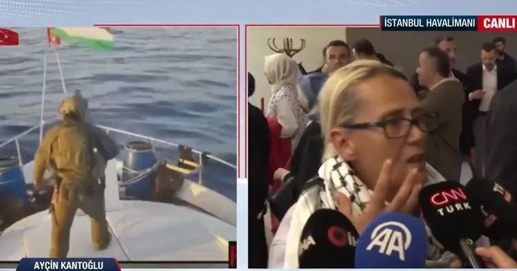 Sumud Filosu aktivistleri yaşadıklarını anlattı! Ayçin Kantoğlu: İsrail çıplak arama yaptı