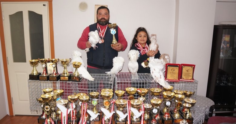 Denizli’de 30 yıldır Türkiye’nin şampiyon kuşlarını yetiştiriyor