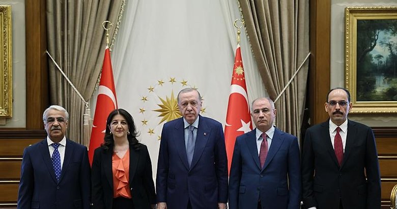 Terörsüz Türkiye görüşmesi: Başkan Erdoğan DEM Parti’yi kabul etti!