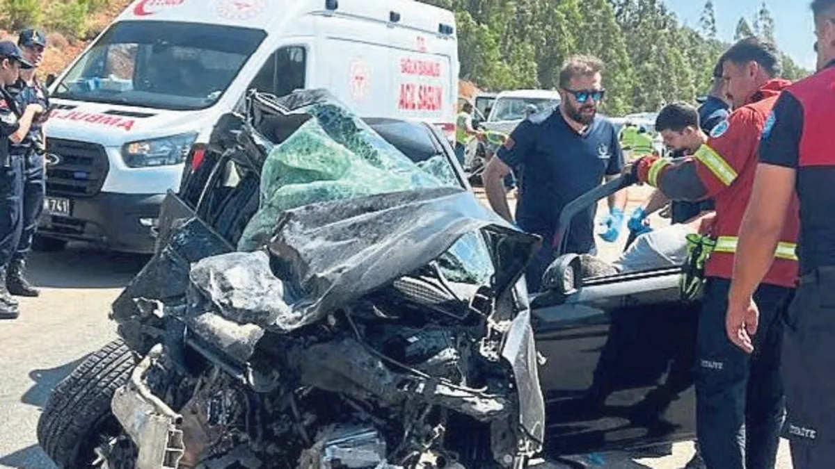 Seydikemer yolunda feci kaza: 1 ölü